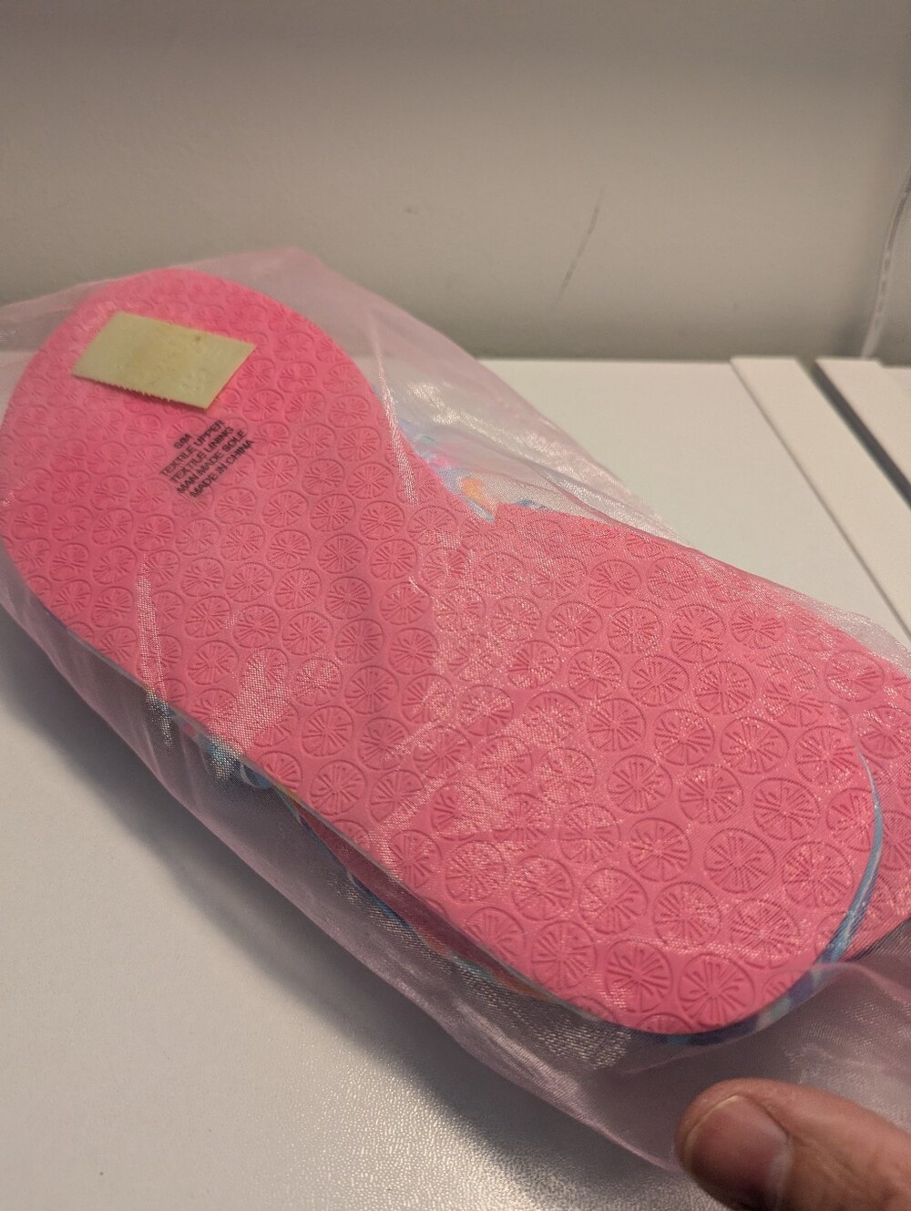 Lilly Pulitzer GWP Pool Slippers Sea Glass AQ Rainforest Retreat S/M New - Picture 2 of 3